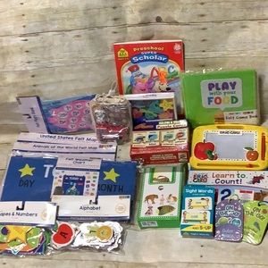 Preschool learning material - some NWT some used